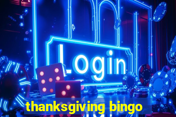 thanksgiving bingo